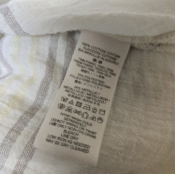 Free People Beige Plaid Cropped Batwing Long Sleeve ButtonUp Shirt SzXS - Picture 11 of 12